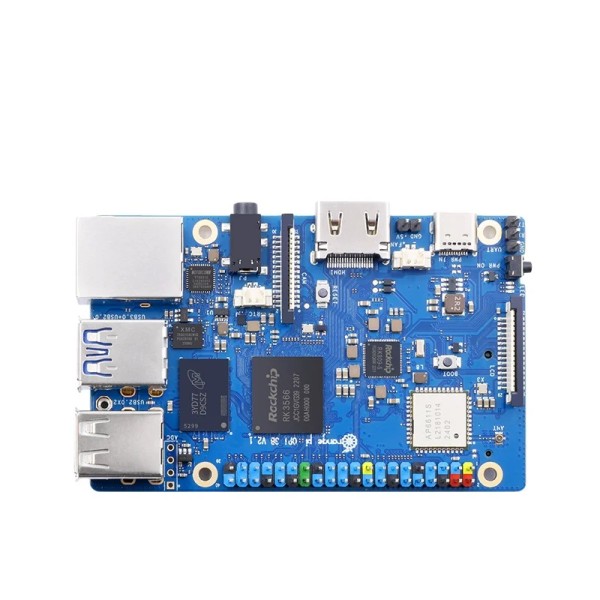 Hot Sales Orange Pi 8GB 4GB 2GB RAM Rockchip RK3566 WiFi5+BT 5.0 Gigabit LAN Port SBC Run Android OpenHarmony OS Mini PC